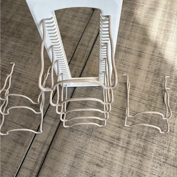 White and Cream Hanger Set- hold rolls of vinyl - Picture 1 of 2